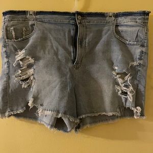 High waisted shorts